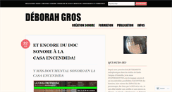 Desktop Screenshot of deborahgros.org