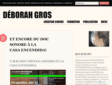 Tablet Screenshot of deborahgros.org